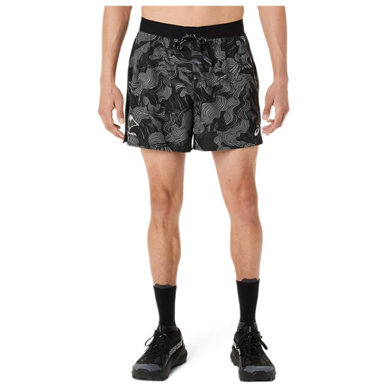 Asics Ανδρικό σορτς Fujitrail All Over Print 5'' Shorts